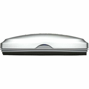 Quartet Premium Glass Board Eraser - 2" Width x 6.50" Length - Used as Ink Remover, Residue Remover - Magnetic, Durable, Easy-grip Handle - Silver - Felt, MicroFiber