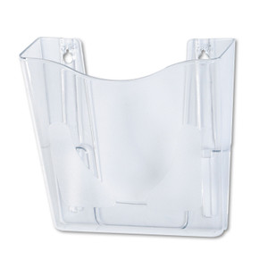 deflecto Euro-Style DocuPocket Portrait Wall File, A4/Legal/Letter/Magazine/Portfolio Size, 10.25" x 4" x 10", Clear