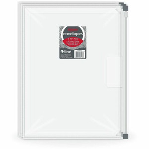C-Line Zip 'N Go Letter Expanding File - 8 1/2" x 11" - 200 Sheets Capacity - Exterior Pocket(s) - Clear - Zipper Closure, Reusable, Archival-safe, Heavyweight