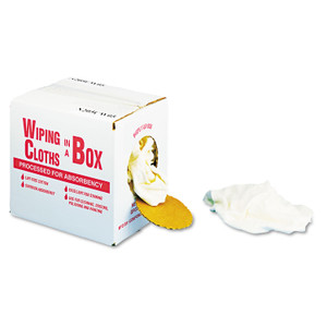 General Supply Multipurpose Reusable Wiping Cloths, Cotton, 5 lb Box, Assorted Sizes and Colors (UFSN205CW05) View Product Image