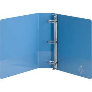 Business Source View Binder, Round Ring, 2" Cap, Letter-size, Light Blue (BSN01642) View Product Image