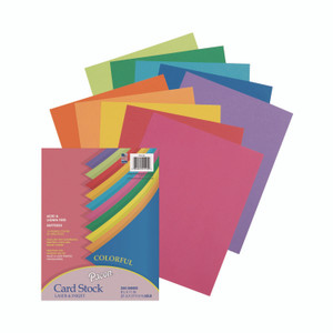 Pacon Array Card Stock, 65 lb Cover Weight, 8.5 x 11, Assorted Lively Colors, 250/Pack
