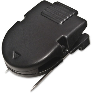 Advantus Panel Wall Clips - 40 Sheet Capacity - for Notes, Memo - Black - Metal