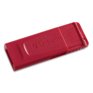 Verbatim Store 'n' Go USB Flash Drive, 32 GB, Red