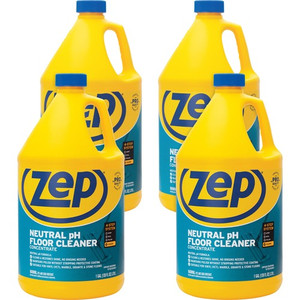 Zep Concentrated Neutral Floor Cleaner - Concentrate - 128 fl oz (4 quart) - Blue