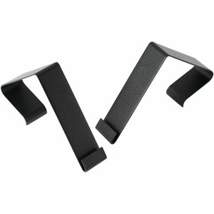 Quartet Matrix Cubicle Partition Hangers - for Board, Cubicle - Metal - Black
