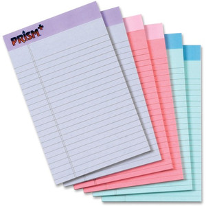 TOPS Prism Plus Legal Pads - Jr.Legal - 50 Sheets - 0.28" Ruled - 16 lb Basis Weight - Jr.Legal - (TOP63016)