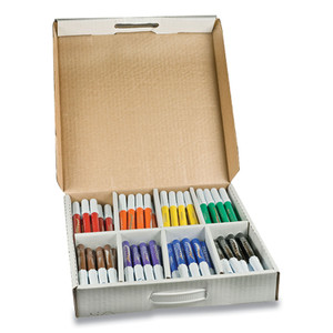Prang Washable Marker Master Pack, Broad Bullet Tip, Assorted Colors, 200/Carton (DIX80614)