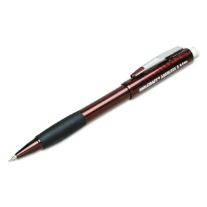 AbilityOne 7520014512267 SKILCRAFT Dual Action Cushion Grip Mechanical Pencil, 0.5mm, F (#2.5), Black Lead, Burgundy Barrel, 6/Pack View Product Image