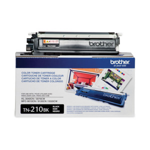 Brother TN210BK Toner, 2,200 Page-Yield, Black (BRTTN210BK) View Product Image