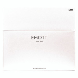 uniball EMOTT ever fine Porous Point Pen, Stick, Fine 0.4 mm, Assorted Ink Colors, White Barrel, 40/Pack