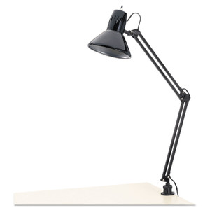 Alera Architect Lamp, Adjustable, Clamp-on, 6.75w x 20d x 28h, Black (ALELMP702B) View Product Image