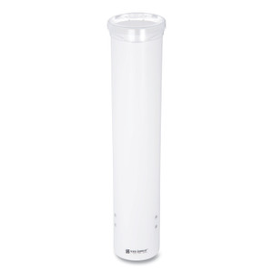 San Jamar Small Pull-Type Water Cup Dispenser, For 5 oz Cups, White
