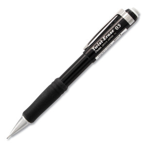 Pentel Twist-Erase III Mechanical Pencil, 0.5 mm, HB (#2), Black Lead, Black Barrel View Product Image