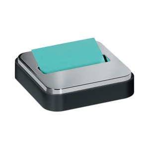 Post-it Pop-up Notes Super Sticky Steel Top Dispenser, For 3 x 3 Pads, Black/Steel (MMMSTL330BK) View Product Image