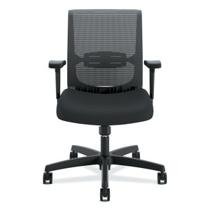 HON Convergence Mid-Back Task Chair, Swivel-Tilt, Supports Up to 275 lb, 15.75" to 20.13" Seat Height, Black (HONCMS1AACCF10) View Product Image