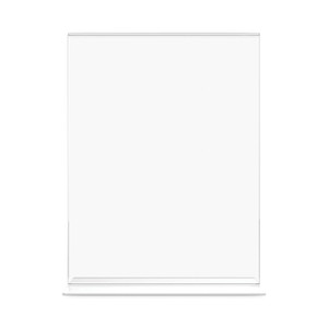 deflecto Classic Image Double-Sided Sign Holder, 8.5 x 11 Insert, Clear (DEF69201) View Product Image