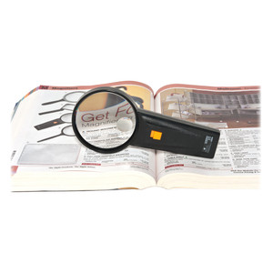 Sparco Illuminated Magnifier,Round,2X Main/4X Bifocal,3" Dia.,BK (SPR01878) View Product Image