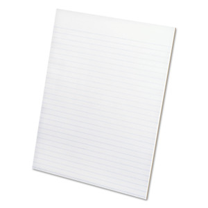 Ampad Glue Top Pads, Narrow Rule, 50 White 8.5 x 11 Sheets, Dozen TOP21118