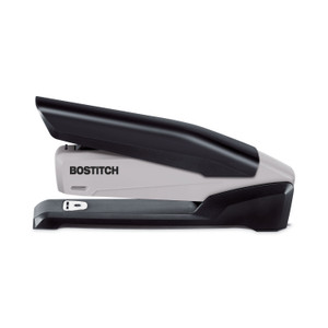 Bostitch EcoStapler Spring-Powered Desktop Stapler with Antimicrobial Protection, 20-Sheet Capacity, Gray/Black