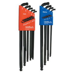 Eklind Tool 22 Piece Double Ball End Hex Key Combo Sets, Ball Hex Tip View Product Image