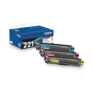 Brother TN2213PK Toner, 1,400 Page-Yield, Cyan/Magenta/Yellow (BRTTN2213PK) View Product Image