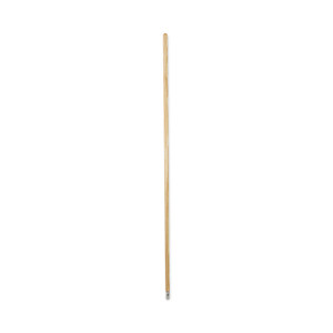 Boardwalk Lie-Flat Screw-In Mop Handle, Lacquered Wood, 1.13" dia x 60", Natural (BWK834) View Product Image