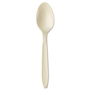 SOLO Reliance Mediumweight Cutlery, Teaspoon, Champagne, Bulk, 1,000/Carton (SCCRSAT) View Product Image