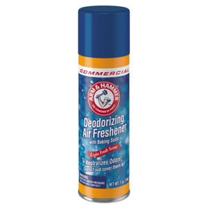 Arm & Hammer Baking Soda Air Freshener, Light Fresh, 7 oz Aerosol Spray, 12/Carton (CDC3320094170CT) View Product Image