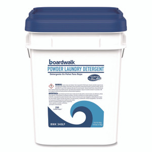 Boardwalk Powder Laundry Detergent, Low Foam, Crisp Clean Scent, 18 lb Pail