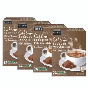 Caf Escapes Cafe Escapes Milk Chocolate Hot Cocoa K-Cups, 96/Carton