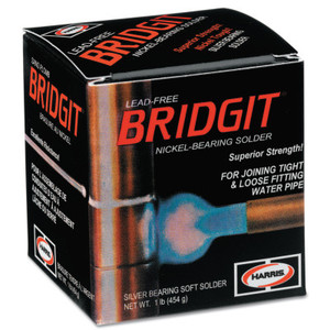 HARRIS PRODUCT GROUP - HA BRIDGET SOLDER 1/8 1#  - 348-BRGT61 (1 LB = 1 LB)