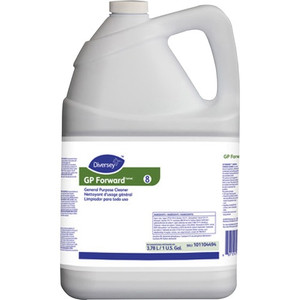 Diversey GP Forward General Purpose Cleaner - Concentrate - 128 fl oz (4 quart) - Citrus Scent - Versatile, Rinse-free, Kosher - Clear Green - (DVO101104494)