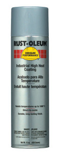 Rust-Oleum Industrial High Performance V2100 System High Heat Coating Aerosols  15 Oz  Aluminum (647-V2116838)