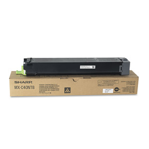 Sharp MXC40NT1 Toner, 10,000 Page-Yield, Black Sharp MXC40NT1 Toner, 10,000 Page-Yield, Black
