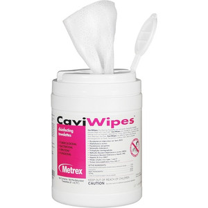 Metrex Cleaner/Disinfectant Towelettes,6"x6-3/4",160/Canister (MRXMACW078100) View Product Image