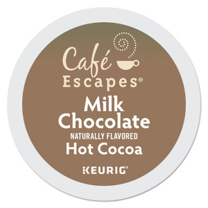 Caf Escapes Cafe Escapes Milk Chocolate Hot Cocoa K-Cups, 24/Box (GMT6801) View Product Image