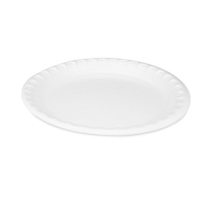 Pactiv Evergreen Placesetter Satin Non-Laminated Foam Dinnerware, Plate, 10.25" dia, White, 540/Carton (PCT0TH10010000Y) View Product Image