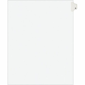 Avery Individual Legal Exhibit Dividers - Avery Style - 25 x Divider(s) - Printed Tab(s) - Character - A
