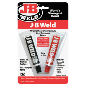 J-B Weld Cold Weld Compounds  2 Oz (2 X 1 Oz.) Skin Packed  Dark Grey View Product Image