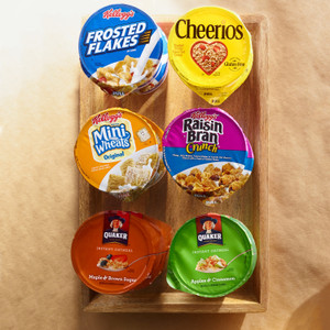 General Mills Cereal-in-a-Cup, Single Serve, 1.30 oz., 6/PK, Cheerios (GNMSN13896) View Product Image