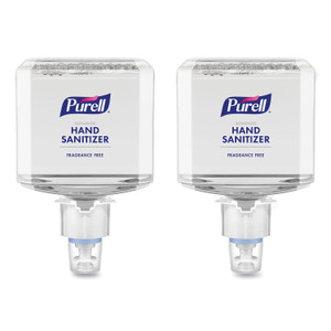 PURELL Advanced Hand Sanitizer Gentle and Free Foam, 1,200 mL Refill, Fragrance-Free, For ES4 Dispensers, 2/Carton