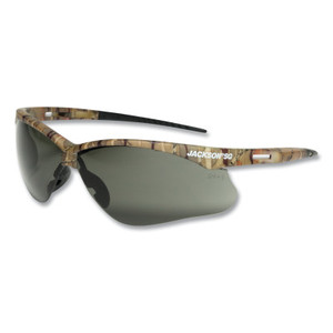 Jackson Safety Sg Series Safety Glasses, Smoke, Polycarbonate, Hardcoat Lens, Camo (138-50015)