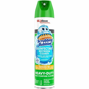 Scrubbing Bubbles Disinfectant Cleaner - Ready-To-Use - 25 fl oz (0.8 quart) - Non-porous, Heavy Duty, Fume-free - White - (SJN313358)