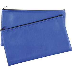 Sparco Carrying Case (Wallet) Cash, Check, Receipt, Office Supplies - Blue View Product Image