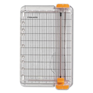 Fiskars SureCut Paper Trimmer, 8 Sheets, 9" Cut Length, Plastic Base, 8.88 x 14.38 (FSK1544601014) View Product Image