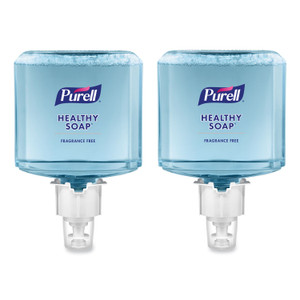 PURELL HEALTHY SOAP Gentle and Free Foam Refill, For ES6 Dispensers, Fragrance-Free, 1,200 mL, 2/Carton