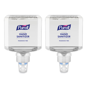 PURELL Advanced Hand Sanitizer Gentle and Free Foam, 1,200 mL Refill, Fragrance-Free, For ES8 Dispensers, 2/Carton
