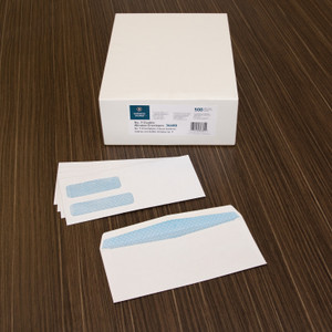 Business Source Double Window Envelopes,No. 9,3-7/8"x8-7/8",500/BX,White (BSN36680) View Product Image