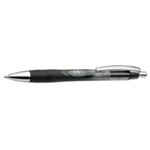 AbilityOne 7520015068500 SKILCRAFT VISTA Gel Pen, Retractable, Medium 0.7 mm, Black Ink, Smoke Barrel, Dozen (NSN5068500) View Product Image